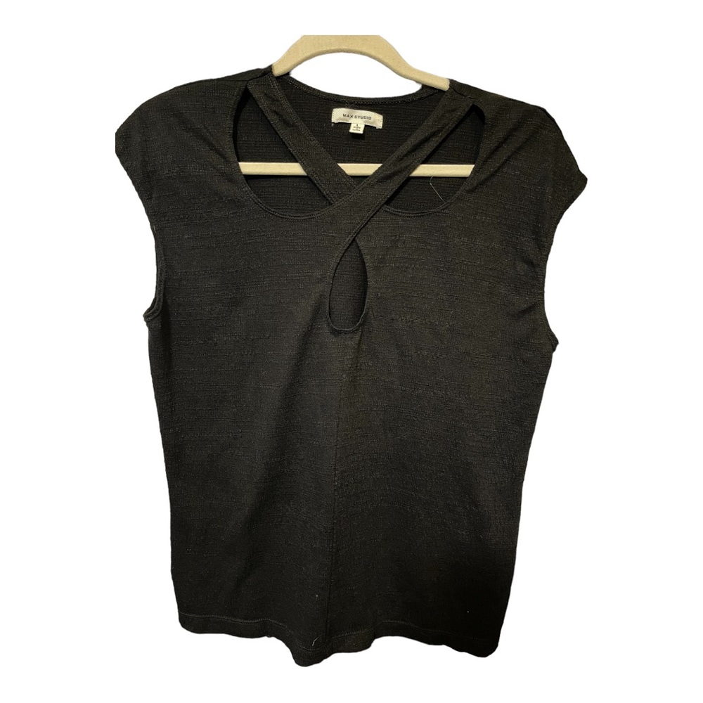 Max studio size large ladies top